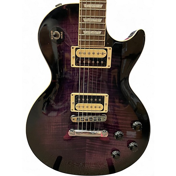 Used Gibson TRADITIONAL PRO V Trans Purple Solid Body Electric Guitar