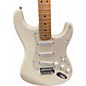 Used Starcaster by Fender Stratocaster Olympic White Solid Body Electric Guitar