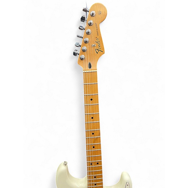 Used Starcaster by Fender Stratocaster Olympic White Solid Body Electric Guitar