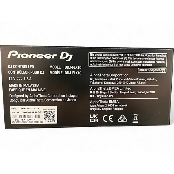 Used Pioneer DJ DDJ FLX10 DJ Controller