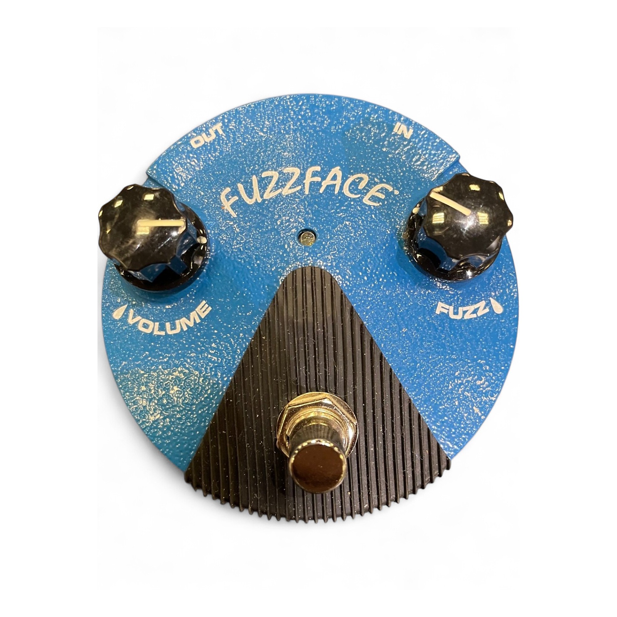 Fuzz Face Mini Silicon FFM1：USED Used Dunlop Silicon Fuzz Face Mini Blue Effect Pedal | Guitar Center