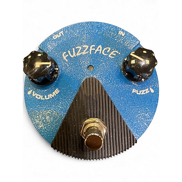 Used Dunlop Silicon Fuzz Face Mini Blue Effect Pedal