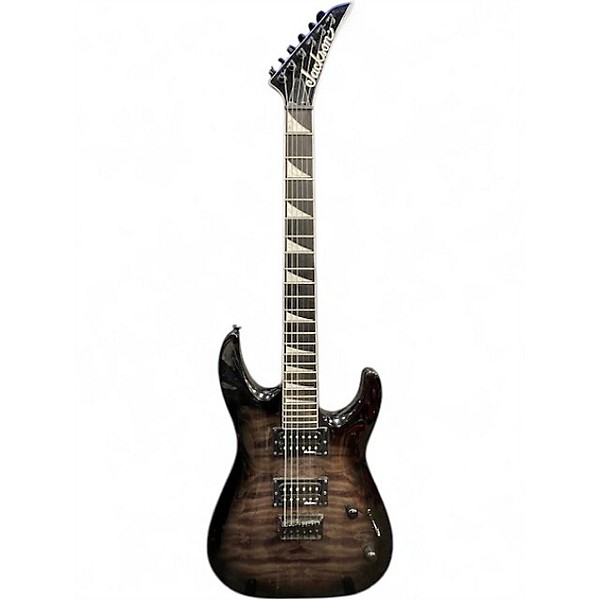Used Jackson JS32 Dinky Trans Black Solid Body Electric Guitar