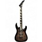 Used Jackson JS32 Dinky Trans Black Solid Body Electric Guitar thumbnail