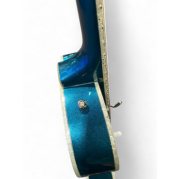 Used Epiphone Swingster Metallic Aqua Marine Hollow Body Electric Guitar