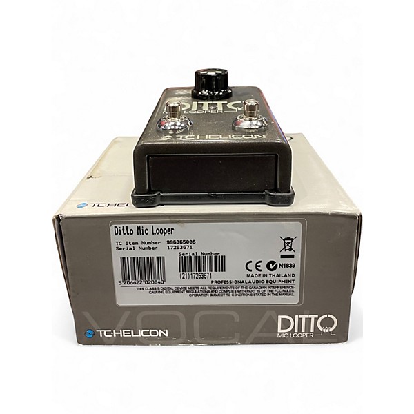 Used TC Helicon Ditto Mic Looper Vocal Processor