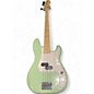 Used Squier Precision Bass Surf Green Electric Bass Guitar thumbnail