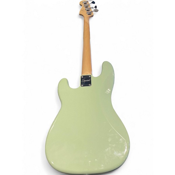 Used Squier Precision Bass Surf Green Electric Bass Guitar