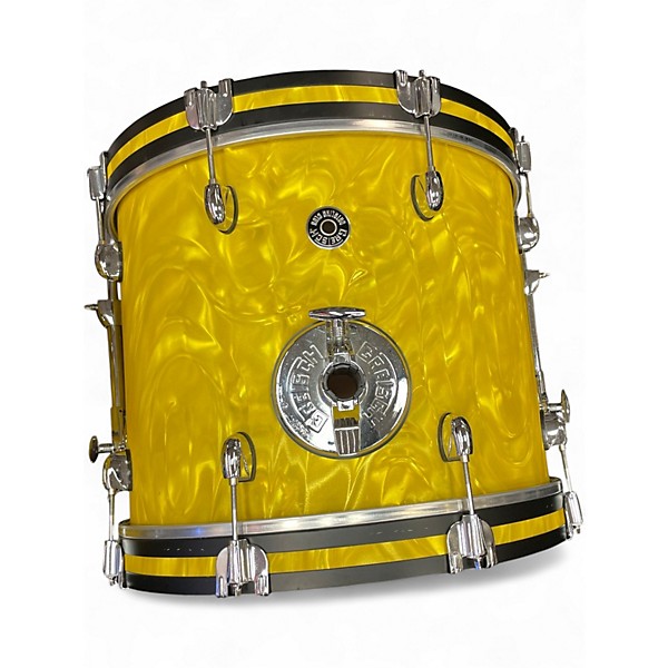 Used Gretsch Drums 3 Piece Catalina Club Series Yellow Drum Kit