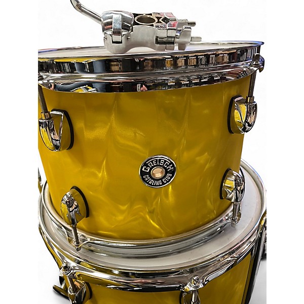 Used Gretsch Drums 3 Piece Catalina Club Series Yellow Drum Kit