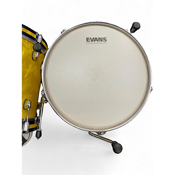 Used Gretsch Drums 3 Piece Catalina Club Series Yellow Drum Kit