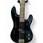 Vintage 1980s Fender Contemporary Precision Black Electric Bass Guitar