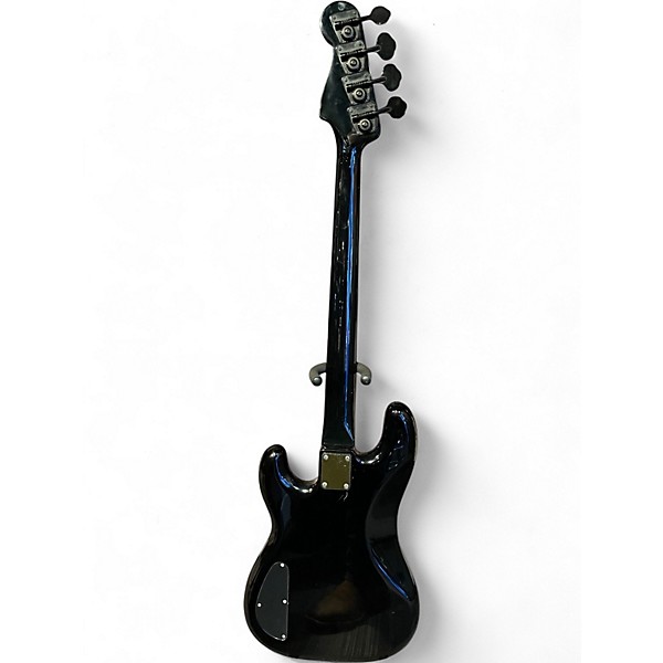 Vintage 1980s Fender Contemporary Precision Black Electric Bass Guitar