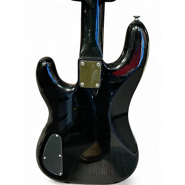 Vintage 1980s Fender Contemporary Precision Black Electric Bass Guitar