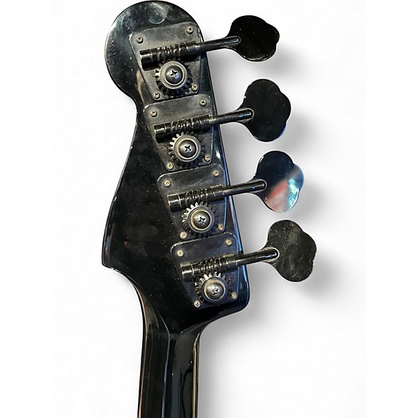 Vintage 1980s Fender Contemporary Precision Black Electric Bass Guitar