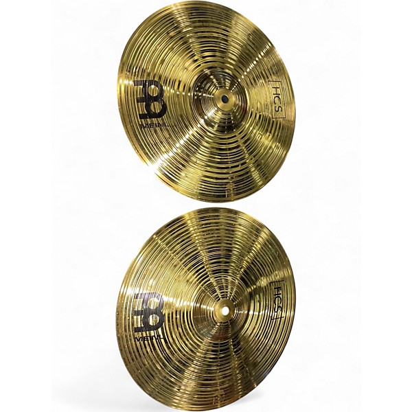 Used MEINL 13in HCS Hi Hat Pair Cymbal