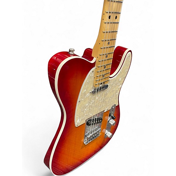 Used Fender American Elite Telecaster Heritage Cherry Sunburst Solid Body Electric Guitar