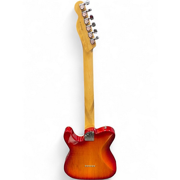 Used Fender American Elite Telecaster Heritage Cherry Sunburst Solid Body Electric Guitar