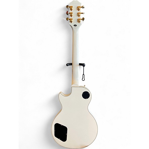 Used Epiphone Les Paul Custom Alpine White Solid Body Electric Guitar
