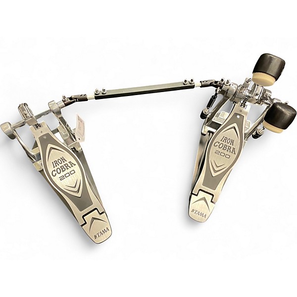 Used TAMA IRON COBRA 200 SERIES Double Bass Drum Pedal