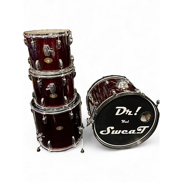 Used TAMA 4 Piece SWINGSTAR Wine Red Drum Kit