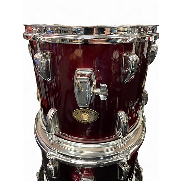 Used TAMA 4 Piece SWINGSTAR Wine Red Drum Kit