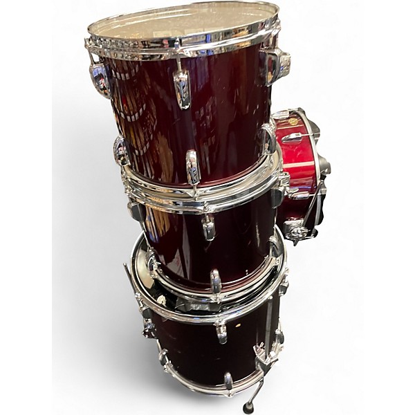Used TAMA 4 Piece SWINGSTAR Wine Red Drum Kit