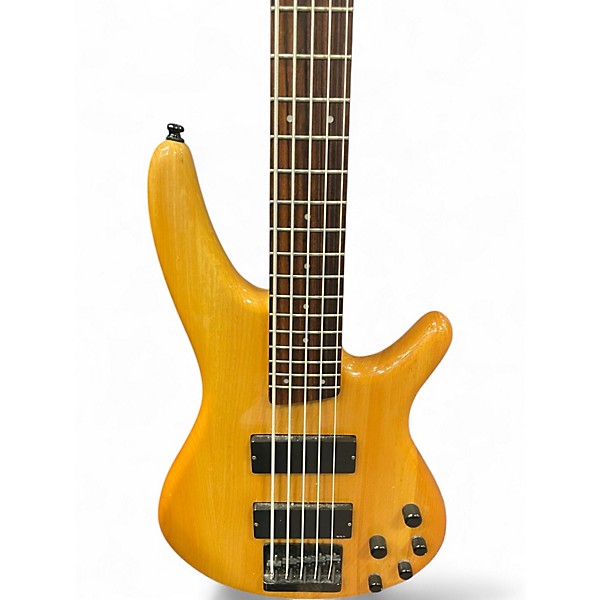 Used Ibanez SR405 5 String Natural Electric Bass Guitar