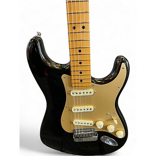 Used Fender American Ultra Stratocaster Black Solid Body Electric Guitar