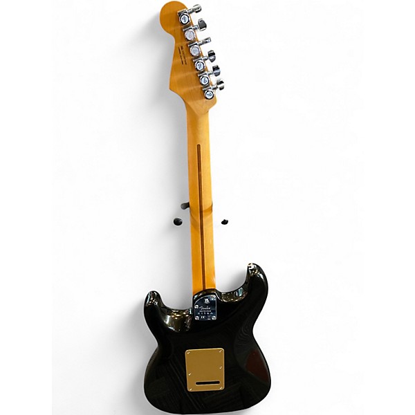 Used Fender American Ultra Stratocaster Black Solid Body Electric Guitar
