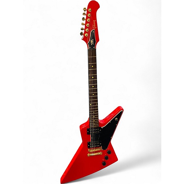 Used Gibson Lizzy Hale Explorerbird Red Solid Body Electric Guitar
