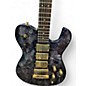Used Dean Zelinsky Della Terra Private label Trans Black Solid Body Electric Guitar