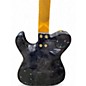 Used Dean Zelinsky Della Terra Private label Trans Black Solid Body Electric Guitar