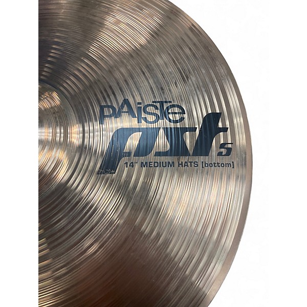 Used Paiste 14in PST5 Hi Hat Pair Cymbal