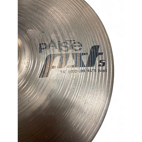 Used Paiste 14in PST5 Hi Hat Pair Cymbal