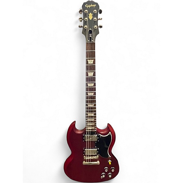 Used Epiphone SG Standard Wine Red Solid Body Electric Guitar