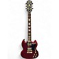 Used Epiphone SG Standard Wine Red Solid Body Electric Guitar thumbnail