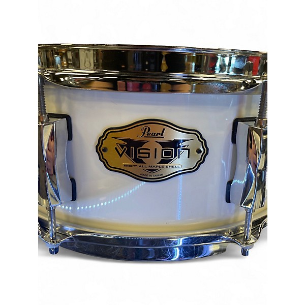 Used Pearl 14X5.5 Vision VMX Maple White Drum