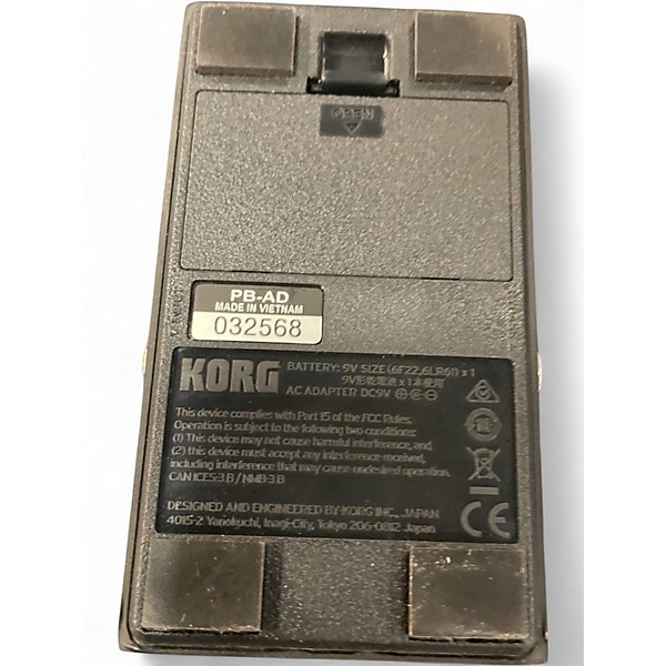Used KORG Pitch Black Tuner Pedal