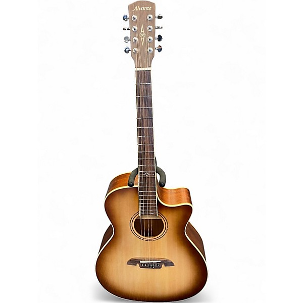 Used Alvarez AG60-8CESHB Natural Acoustic Electric Guitar