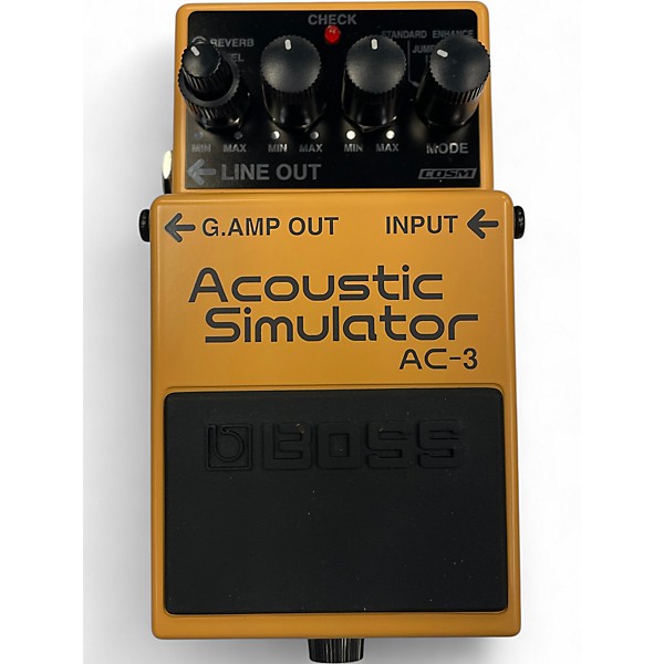 Used BOSS AC3 Acoustic Simulator Effect Pedal