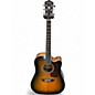 Used Washburn HD10SCE 2 Tone Sunburst Acoustic Electric Guitar thumbnail
