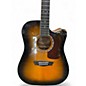 Used Washburn HD10SCE 2 Tone Sunburst Acoustic Electric Guitar