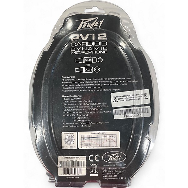 Used Peavey PV i2 Dynamic Microphone