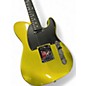 Used 2025 Fender American Ultra II Telecaster Black and Yellow Solid Body Electric Guitar