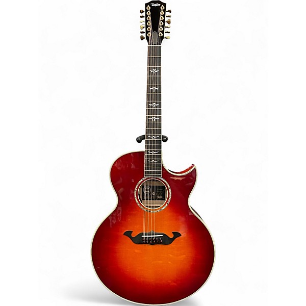 Used Taylor C55E B6025 Cherry Sunburst 12 String Acoustic Electric Guitar