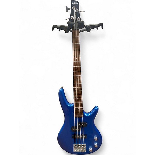 Used Ibanez GSRM20 Mikro Short Scale Blue Electric Bass Guitar