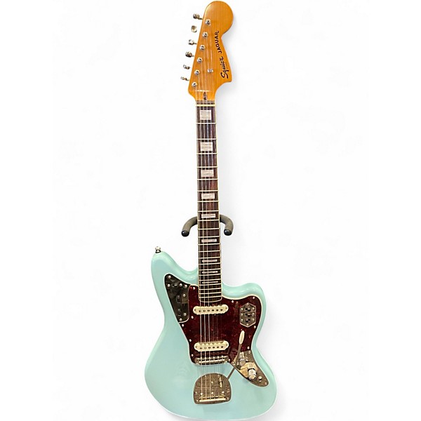 Used Squier Classic Vibe 70s Jaguar Daphne Blue Solid Body Electric Guitar