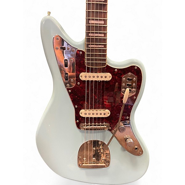 Used Squier Classic Vibe 70s Jaguar Daphne Blue Solid Body Electric Guitar