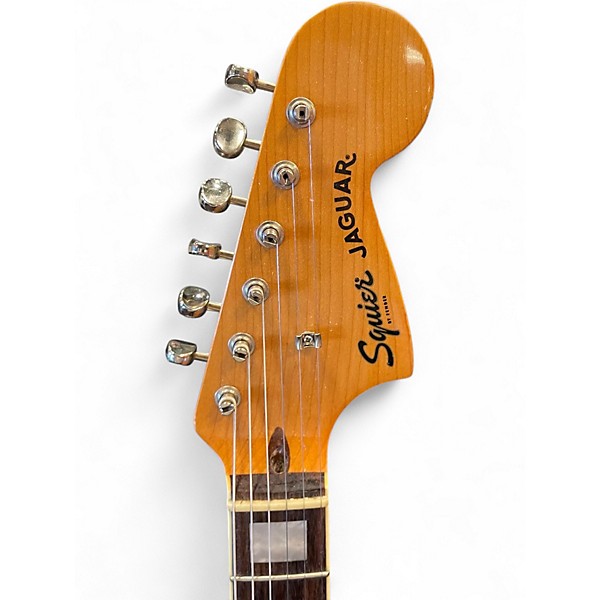 Used Squier Classic Vibe 70s Jaguar Daphne Blue Solid Body Electric Guitar